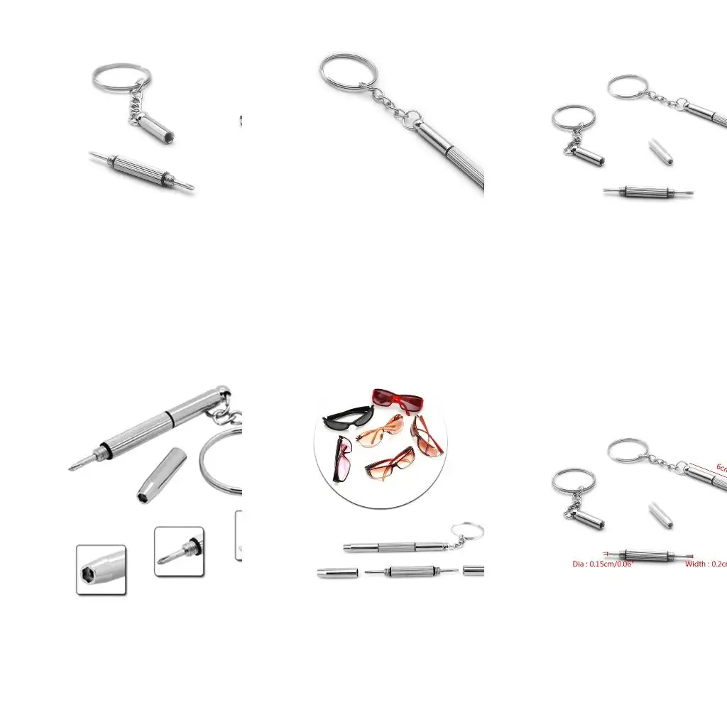 MIni Glasses Screwdriver Portable Multifunctional Three-in-One Small Screwdriver Glasses Watch Repair Tool