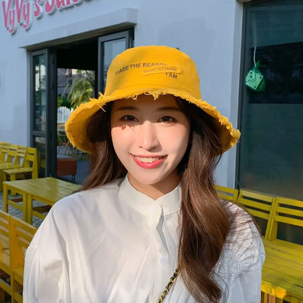 قبعات عصرية للحماية من الأشعة فوق البنفسجية واقية من الشمس قابلة للتنفس في الهواء الطلق، قبعات بلون سادة بحافة واسعة للصيف