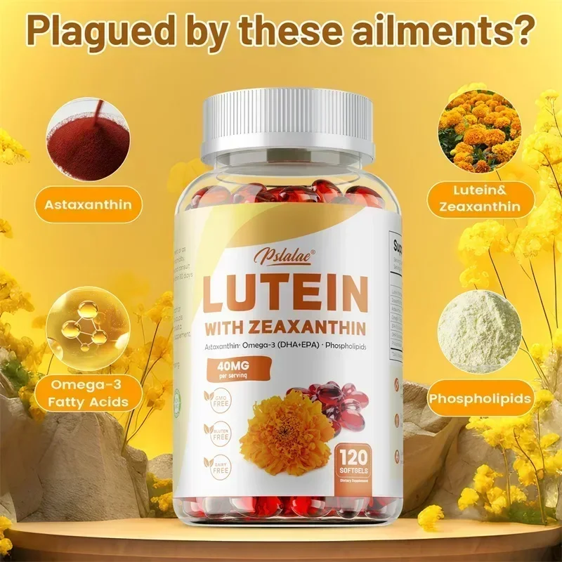 

Lutein & Zeaxanthin - Eye Health Vitamins, Relieve Eye Fatigue and Protect Vision