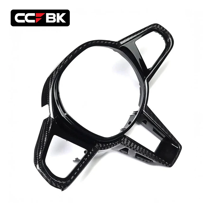 For BMW G8X G87 M2 G80 G81 M3 G82 G83 M4 Competition CS CSL LCI 2023-2026 Dry Carbon Interior Trims Steering Wheel Cover Caps