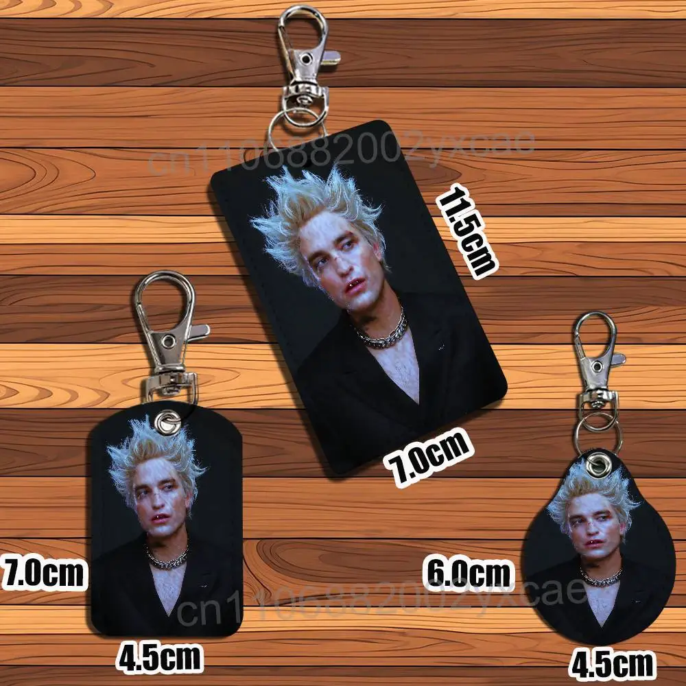Drama Robert Pattinson Twilight Cartoon Singer Anime Card Keychain Fashion Pendant Bag ID Door Card Case Bus Card Cute Adult