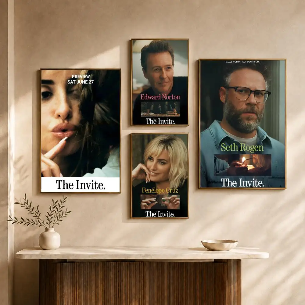 Movie The Invite Thriller Mystery Cinema Poster HD Wall Decor Apartment Dorm Office Cafe Bedroom Home Gift