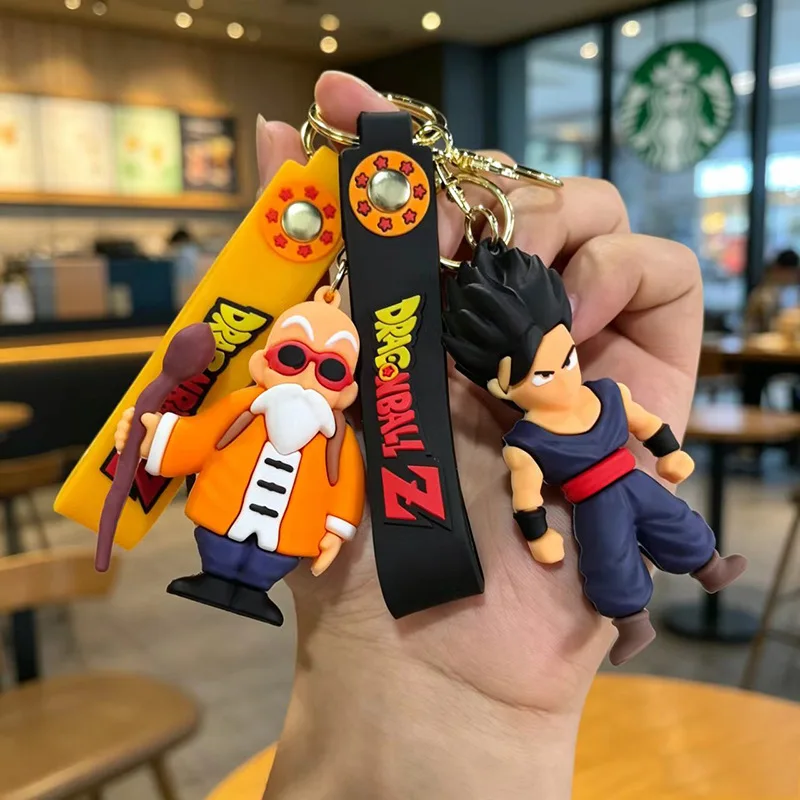 New Cartoon Cute Q-Version Keychain Pendant Creative Anime Exquisite Car Bag Keychain for Girlfriend's Birthday view 2