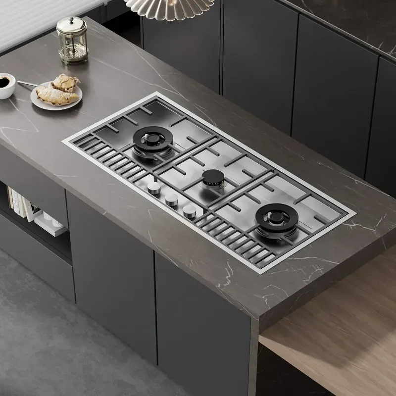 Sunken gas stove fire stainless steel stove high value and durable