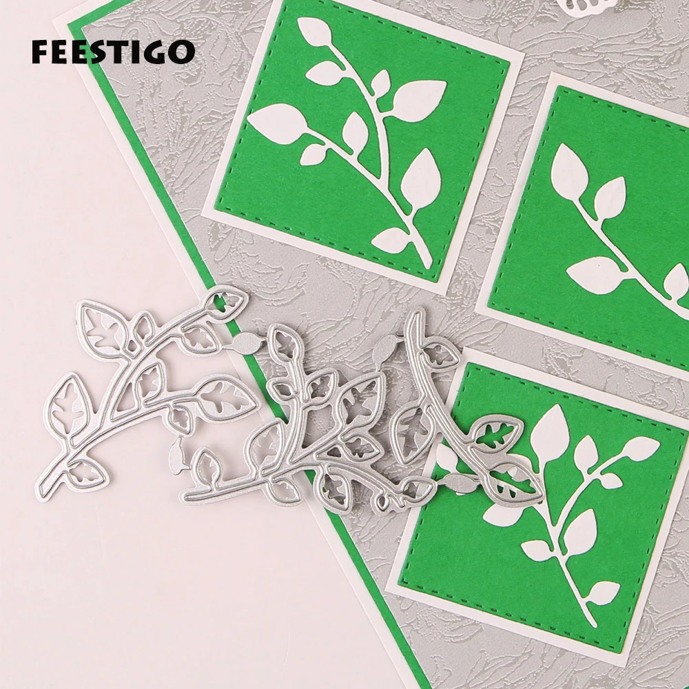 

Leaves Card Metal Cutting Dies Stencils For DIY Scrapbooking Christmas Thanksgiving Decoration Embossing Die Cutting Template