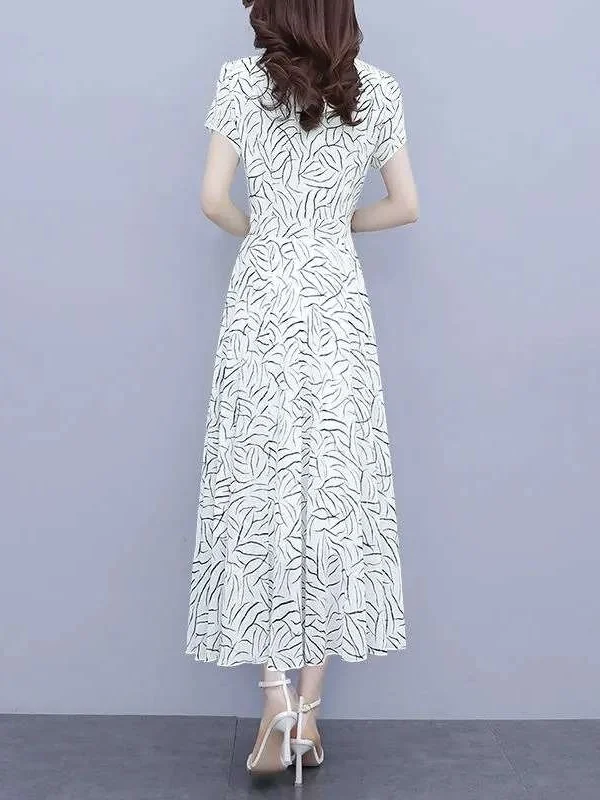 White Chiffon Summe…