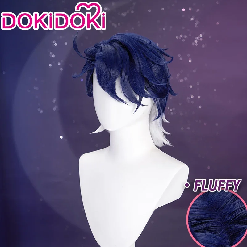 IN STOCK Sampo Wig Cosplay Game Honkai: Star Rail Cosplay DokiDoki Sampo Koski Wig Men Dark Blue Short Hair Honkai Free Wig Cap