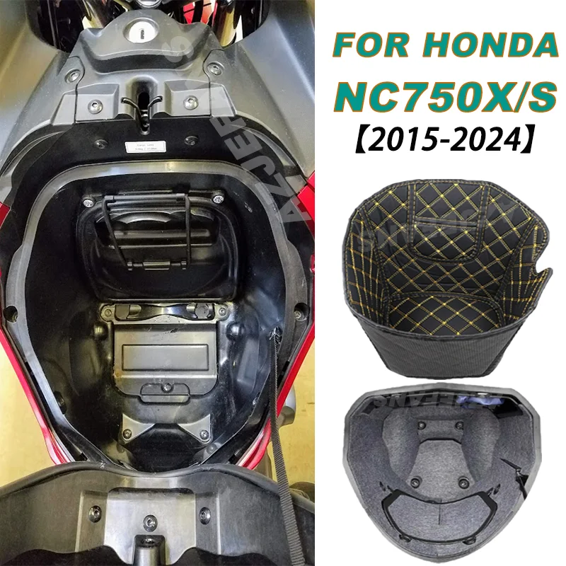 For HONDA NC750X NC750S NC 750X Motorcycle Storage Box Seat Bucket Liner Cushion Shockproof Abnormal Noise Prevent scratches