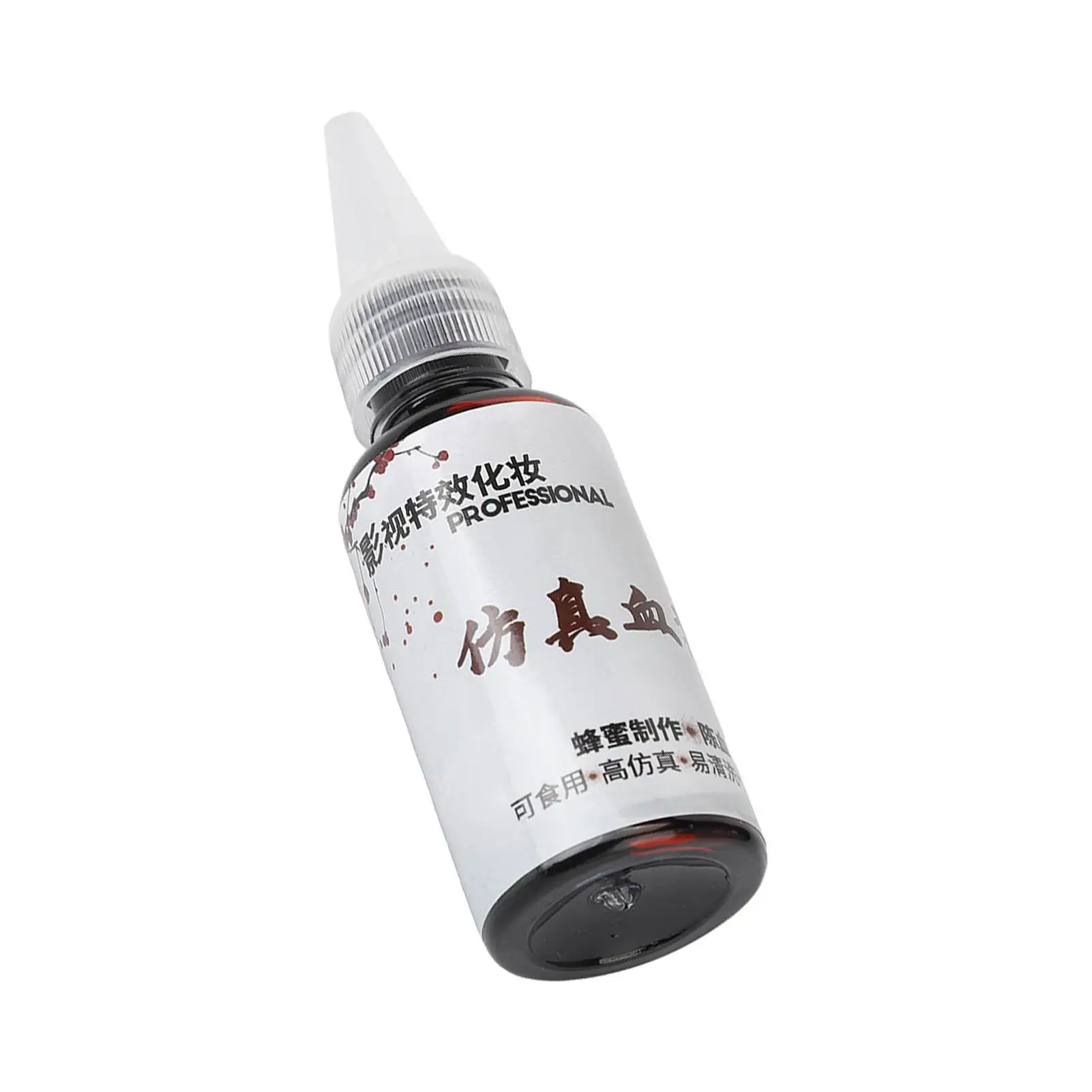 Portable Edible Fake Blood for social Media Makeup - Washable Red Liquid