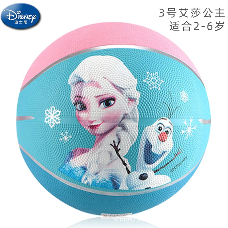 Disney Children'S Rubber Basketball No. 3 And No. 5 Fit Patting Ball Baby Leather Ball Boy Cute Chrismas Gift Hot Basketball