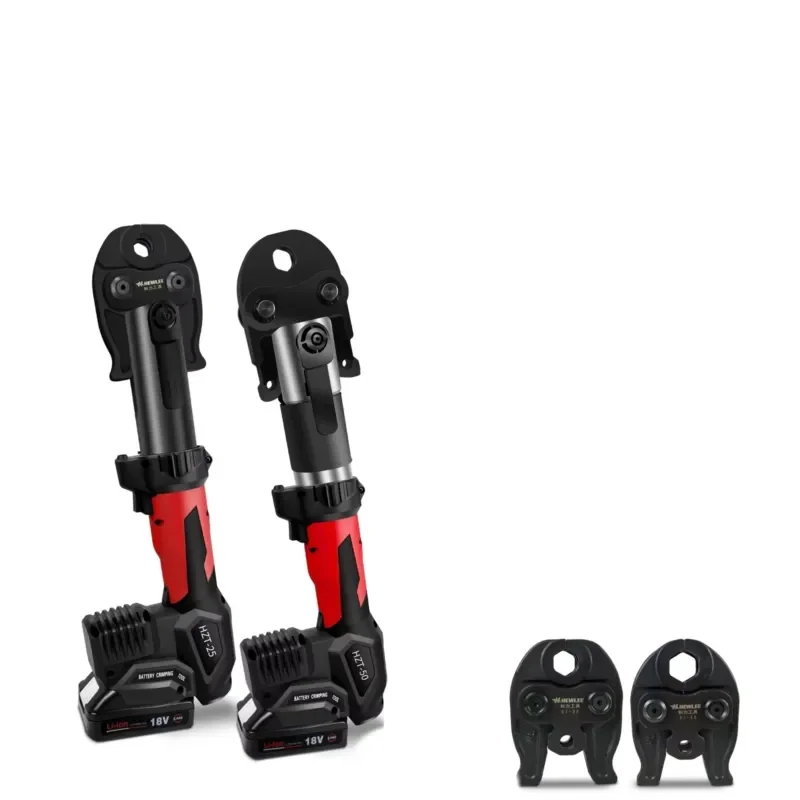 Portable Electric Cordless Hydraulic Pipe Press Tool 18V 5.0AH Lithium Battery 60KN Force Stainless Steel Plumbing Fitting