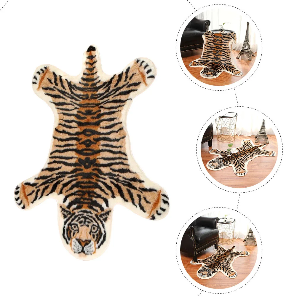 

Tiger Pattern Floor Mat Non-Slip Durable Household Door Entrance Bathroom Kitchen Decorative Tiger Doormat Anti-Slip Floor Mat