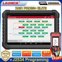 LAUNCH X431 PRO3S+ ELITE Smartlink C V2.0 Car Diagnostic Tools J2534 CAN FD DOIP Online Coding Full System Auto OBD OBD2 Scanner