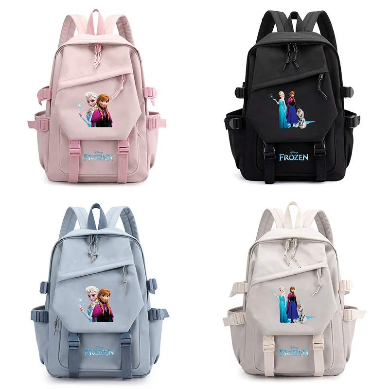 

Disney Frozen Elsa Anna Men's Women's Backpacks Teenager Student Rucksack Boys Girls School Bags Travel Mochila