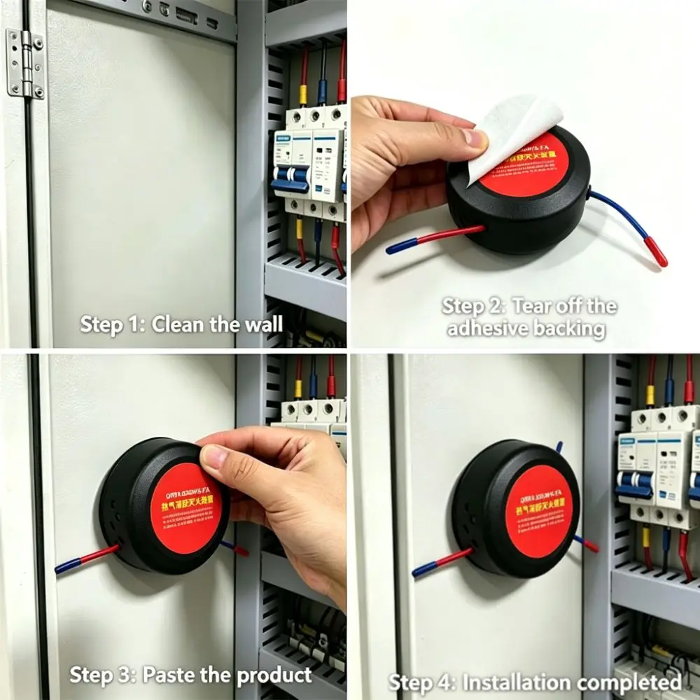 40g-150g Aerosol Automatic Hot Aerosol Fire Sticker Fire Suppression Compact Device Extinguishing Sticker Device