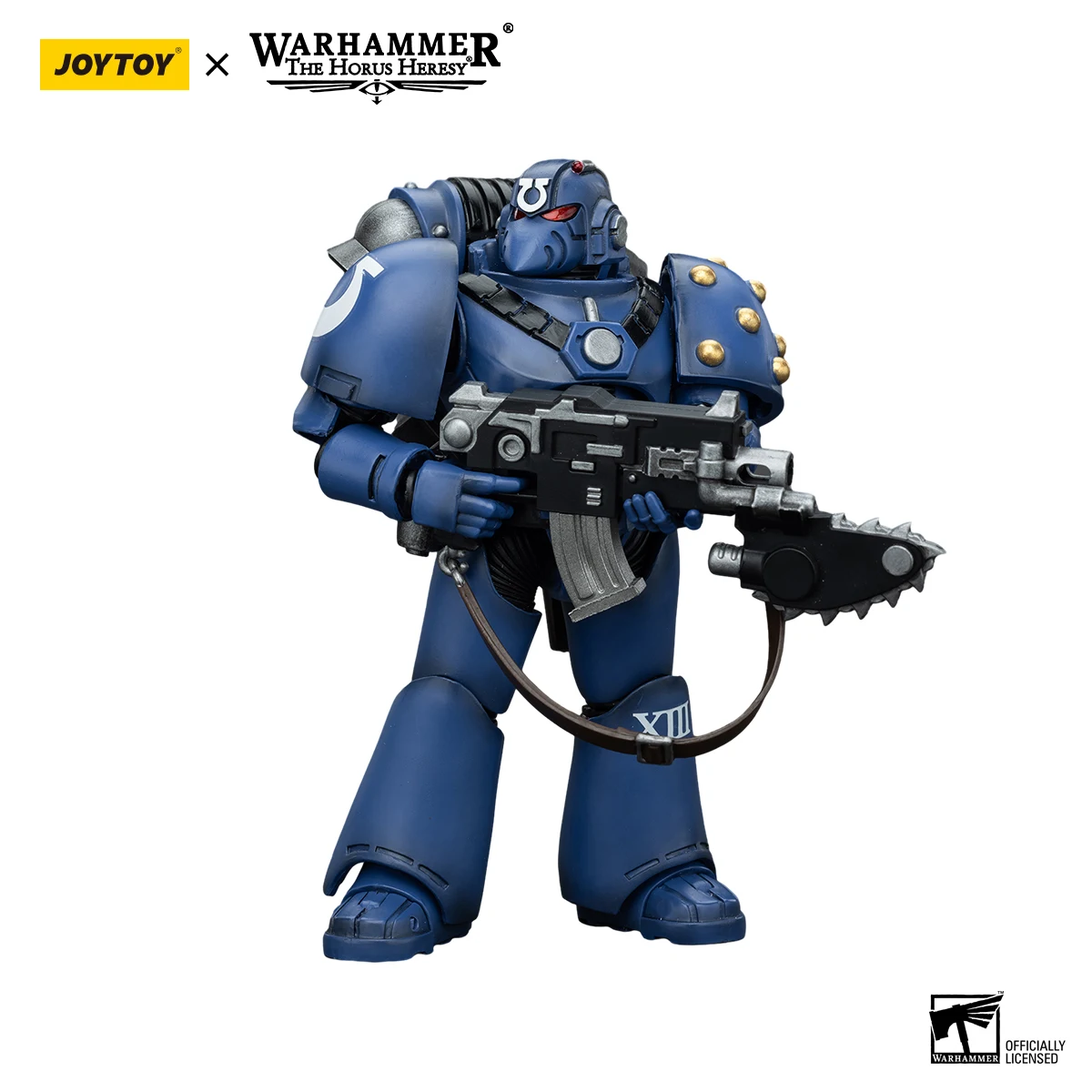 [IN STOCK] JOYTOY Warhammer 40K 1/18 Action Figures Ultramarines MK VI Tactical Squad Chainblade Power Sword Sergeant Model Toy