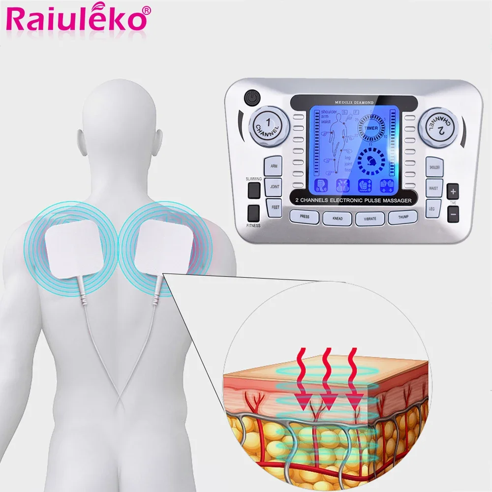 

TENS Multi-function Electric Low-frequency Physiotherapy Machine EMS Acupuncture and Moxibustion Muscle Stimulator Body Massager