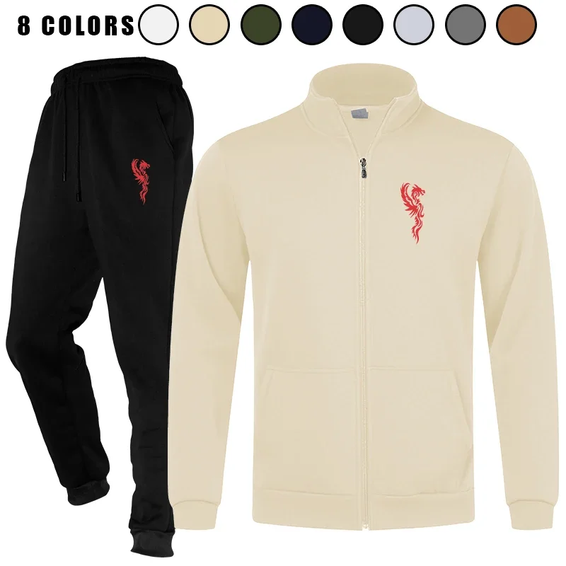 

Men's 2 Pieces Full - Zip Athletic Tracksuit Sweatsuit Workout with Active Jackets and Pants
