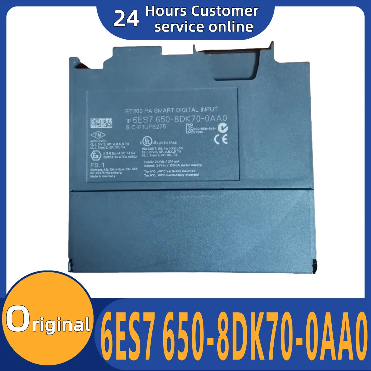 

Brand new original module 6ES7 650-8DK70-0AA0.
