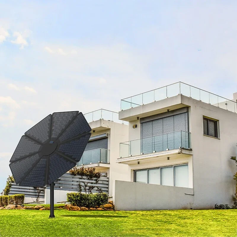 A new solar power station system consisting of a set of panels for household generators