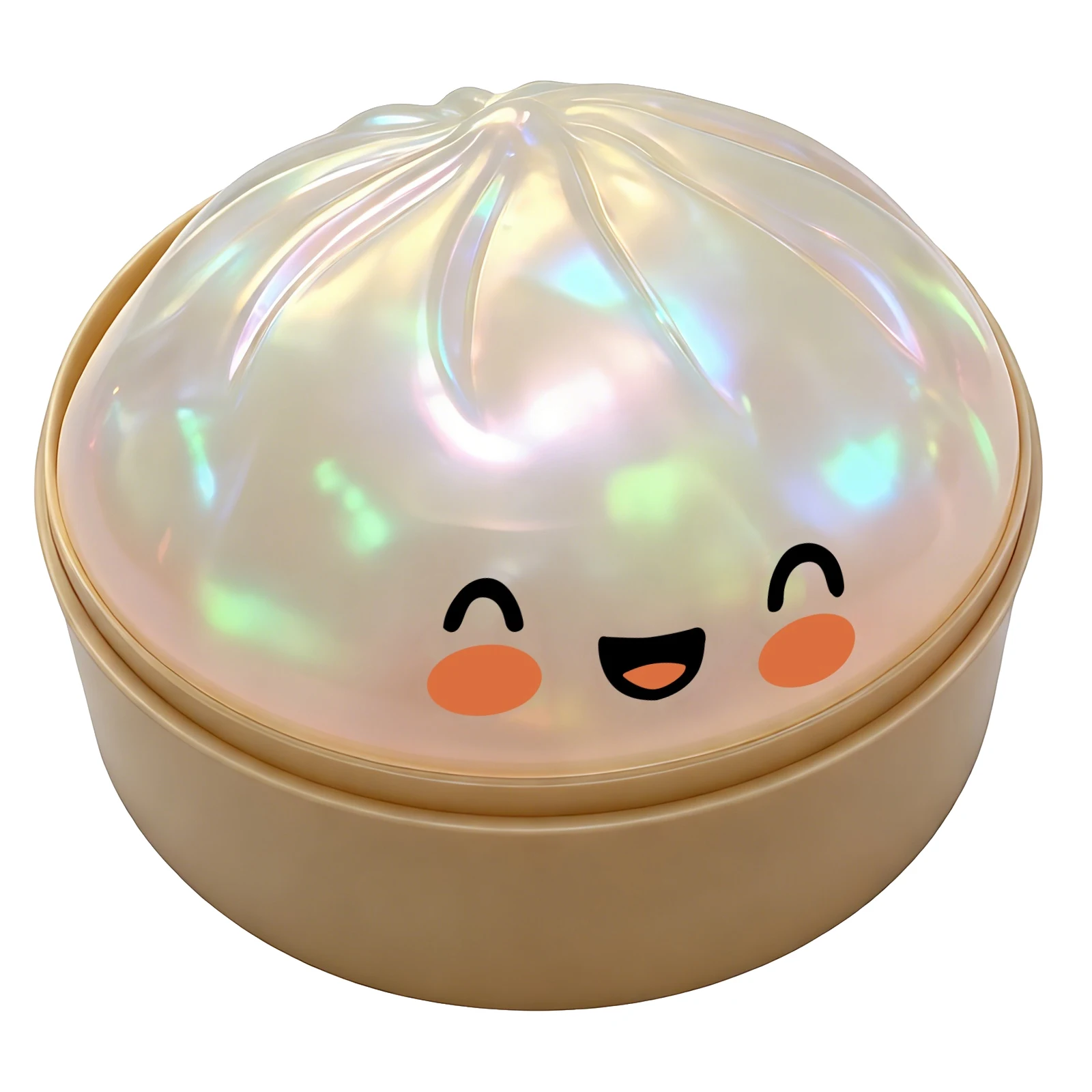 Kleurrijk Kristal Gestoomd Broodje Knijpspeeltje Herbruikbaar Plezier Stressverlichting Langzaam terugveren Flash Dumpling Desktop Decoratie Feestcadeaus - afbeelding 1
