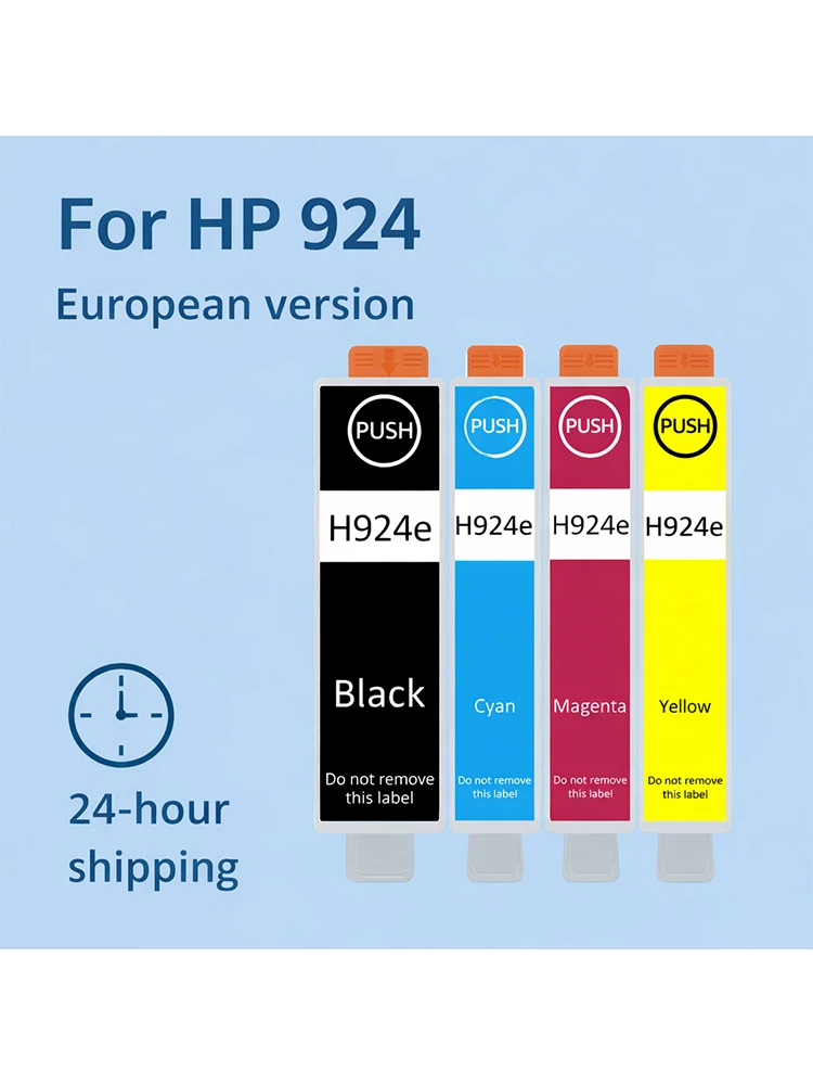 Wkład atramentowy 924 924e 924XL kompatybilny z drukarkami HP OfficeJet Pro 8135e 8134e 8132e 8122e 8124e 8125e 8120e 8130e — zdjęcie produktu 7