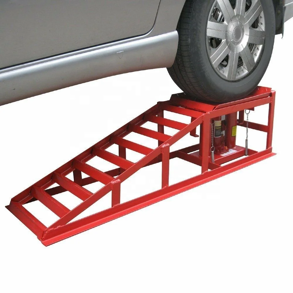 Car Repairing Ramps Auto Lift Oil Changer Bracket Maintenance Chassis Elevation Bracket 2 Tons Hydraulic Maintenance Ramp