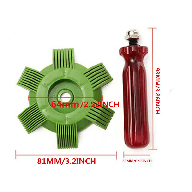 

Universal Radiator Fin Repair Comb Air Conditioner Car Cooling Condenser Comb AC Cleanning Brush Evaporator Cooler Repair Tools