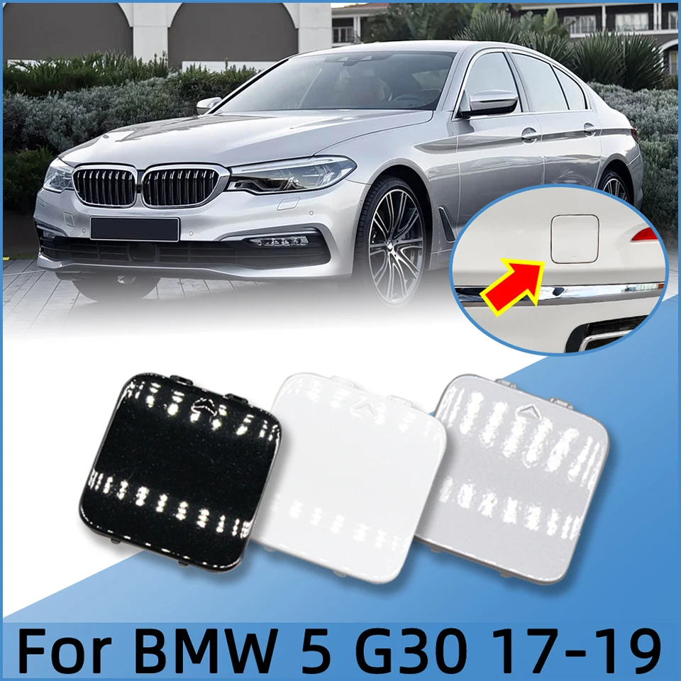 For BMW 5 2017 2018 2019 G30 G38 518 520 525 530 535 540#51127475589 Car Rear Bumper Tow Hook Eye Cover Cap Hauling Trailer Lid