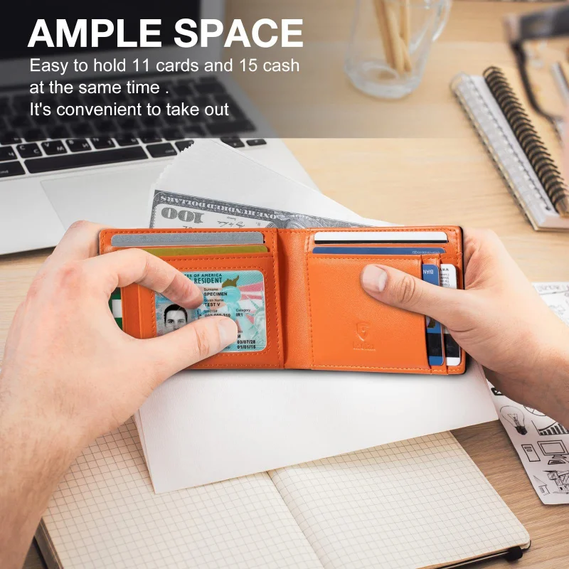 

Мужской деловой кошелек из углеродного волокна, европейско-американский стиль, зажим для доллара, ультра-волокно, кожаный слот для нескольких карт, невидимый дизайн