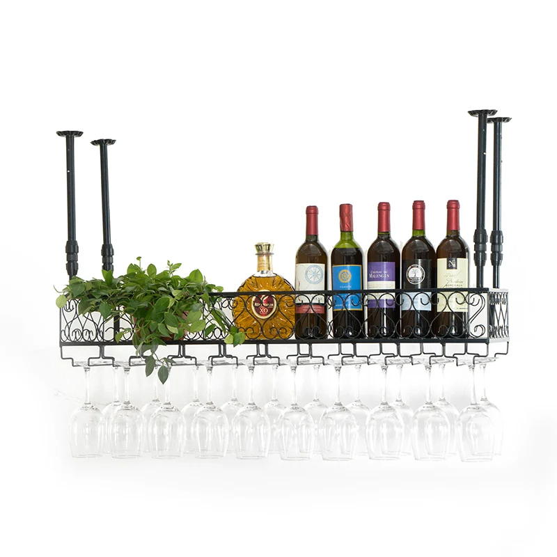 Wine bar hanging  glass holder, goblet holder upside down  glass holder, creative red glass holder, household hangi