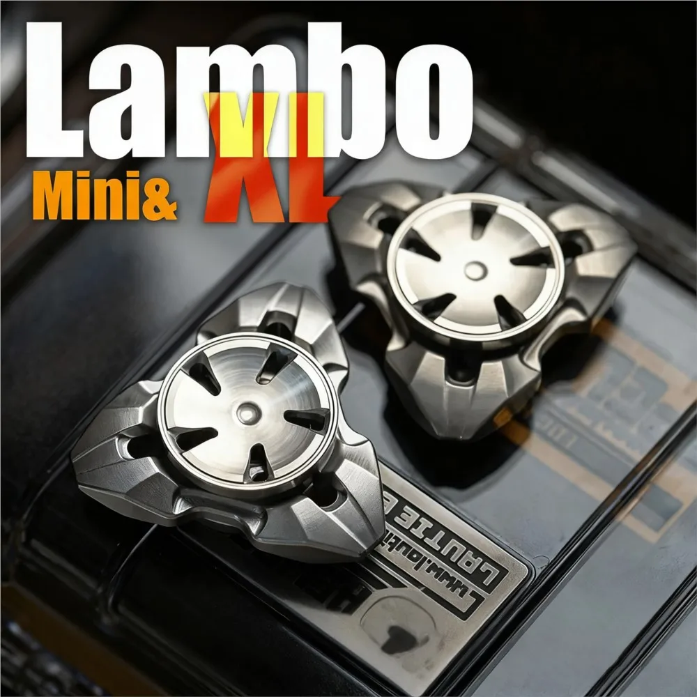 Novo estúdio lambo mini & xl três lâminas fidget spinner alívio do estresse brinquedo giroscópio brinquedos para adultos acessórios de mesa de escritório