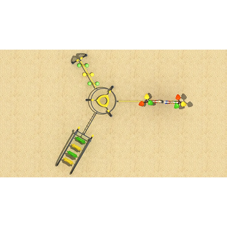 Plastic Rope Training Climbing Walls Equipment Outdoor Playground