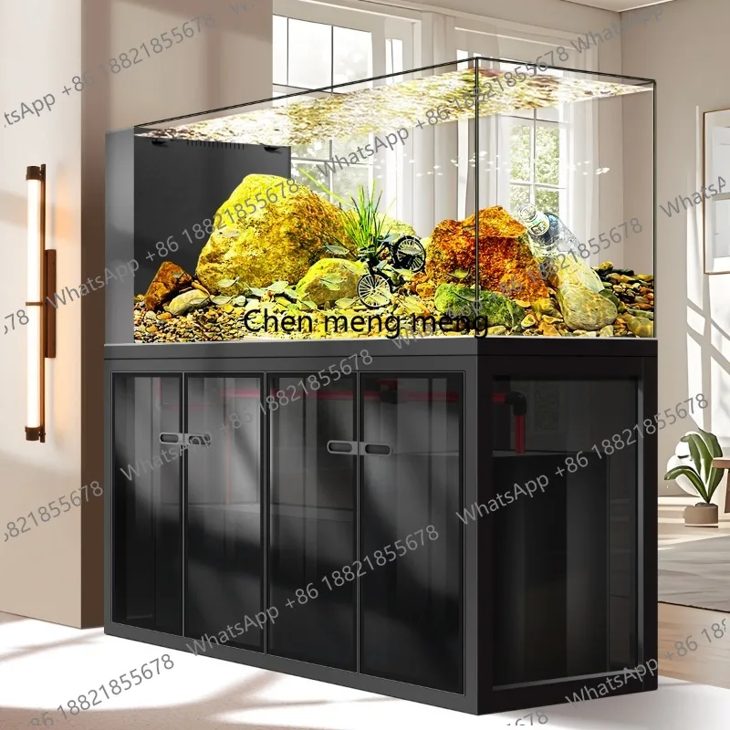 

Integrated tensile fish tank, no pipe fittings and no border in the large tank in the living room, change in the dragon