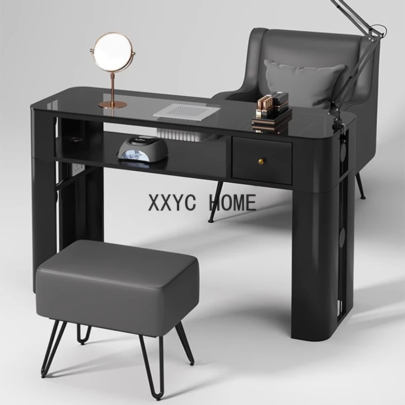 

Luxury Professional Nail Table Beauty Modern Cleaner Dressing Nail Table Makeup White Tavolo Manicure Furniture BL50NT