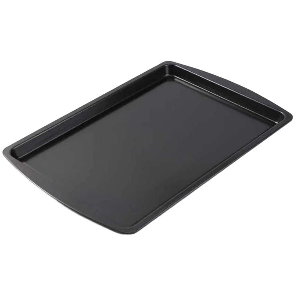 For Holiday Dessert Making Carbon Steel Baking Pan Shallow Baking Tray Toast Baking Sheet Even Heat Distribution