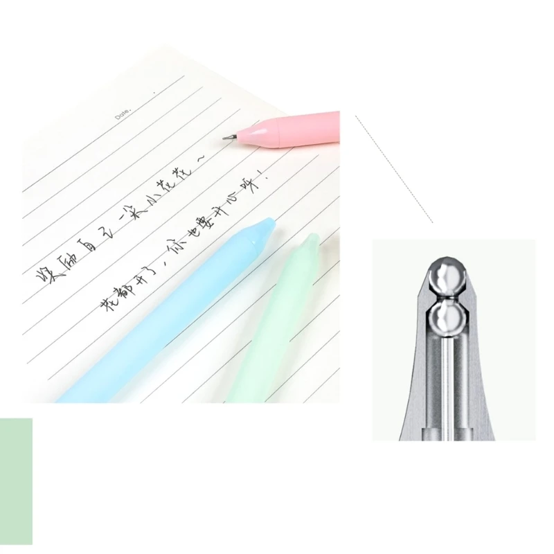 4 قطعة قلم جل قابل للسحب على شكل زهرة قلم جل قابل للسحب قلم كتابة مضحك للطلاب البالغين لكتابة يوميات الملاحظات