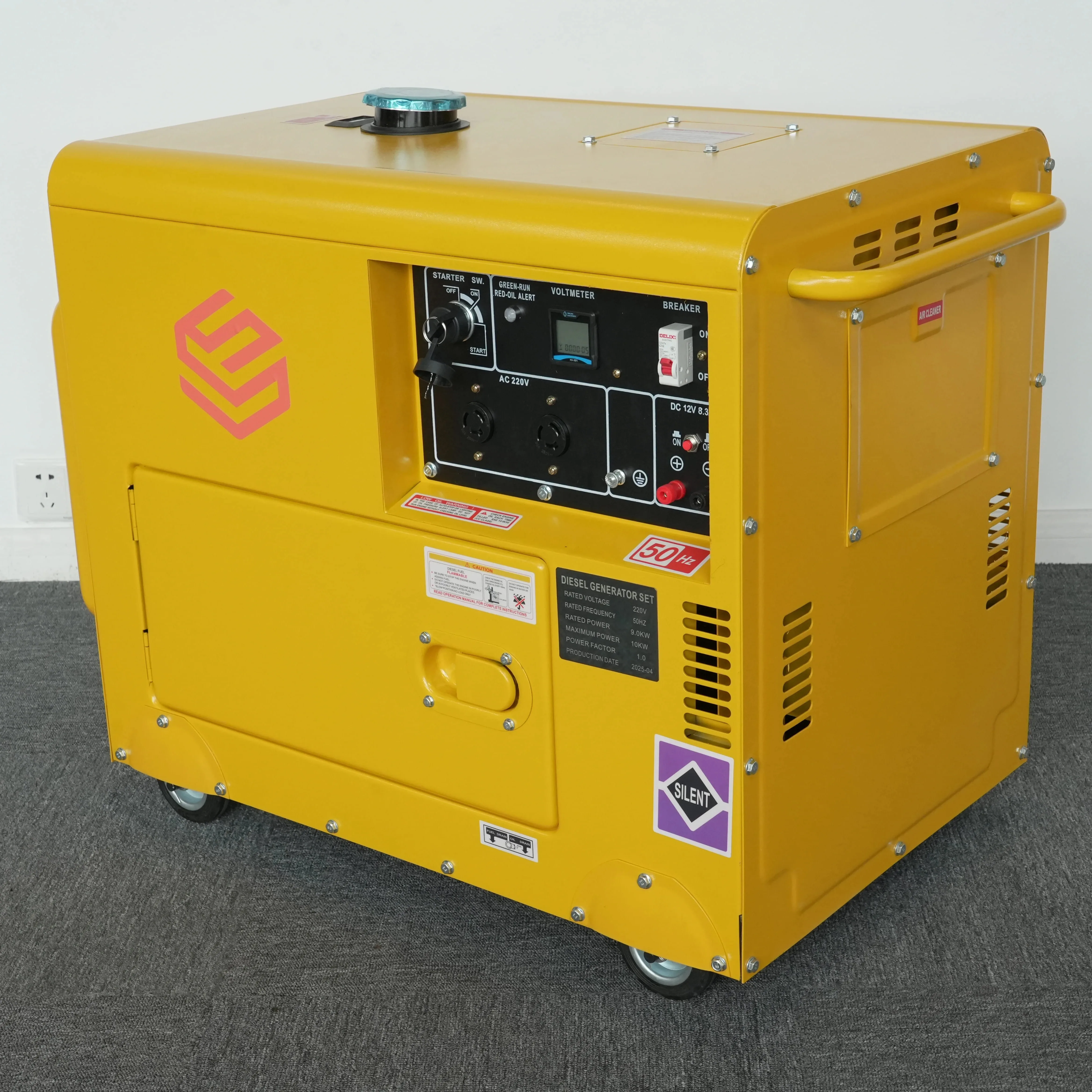 

5kw 6kw 8kw Hot Sale China Made Silent Diesel Generator Portable Digital Power Generators Diesel