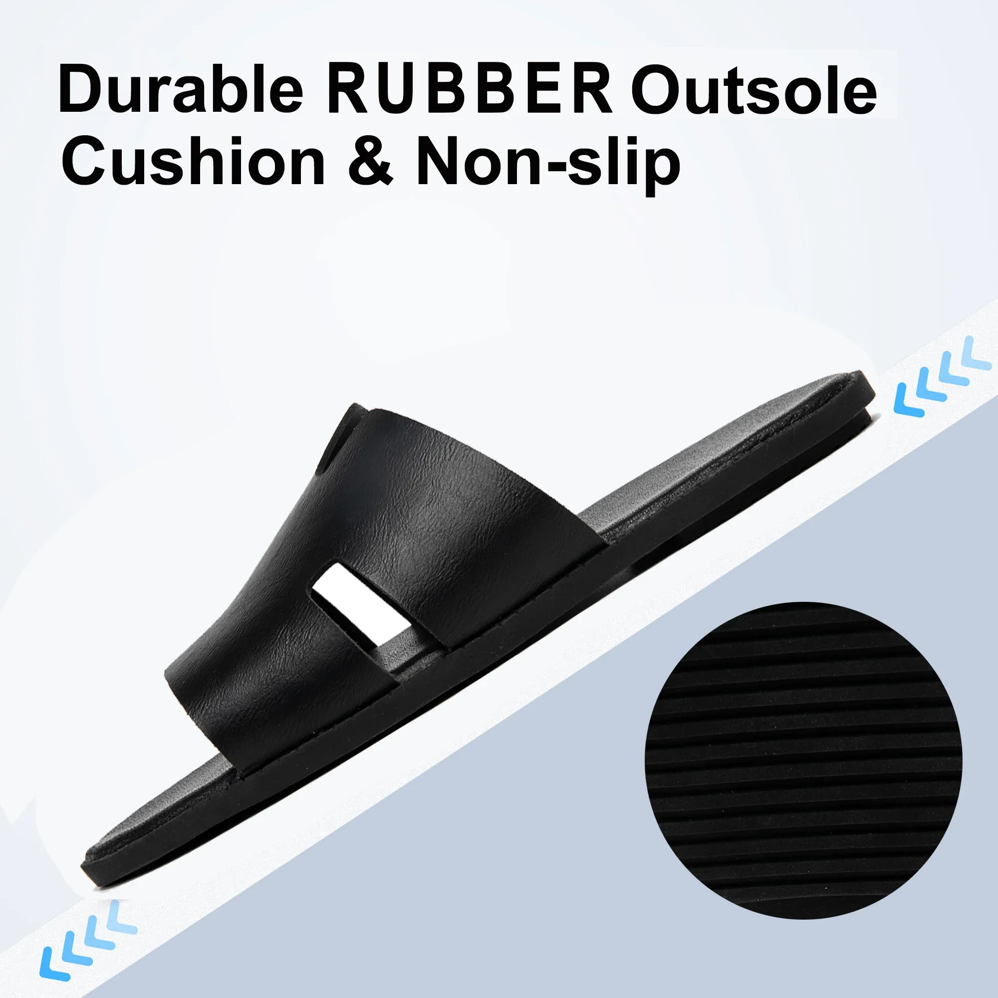 Neue Herren-Alltagsschuhe, Badezimmer- und Outdoor-Freizeitsandalen, rutschfest und verschleißfest, leichte, coole Herren-Slipper. – Detail 19