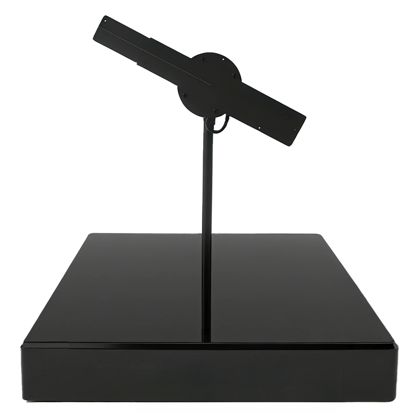 

Desktop holographic 3d projection fan animation figure storage display box single acrylic transparent box