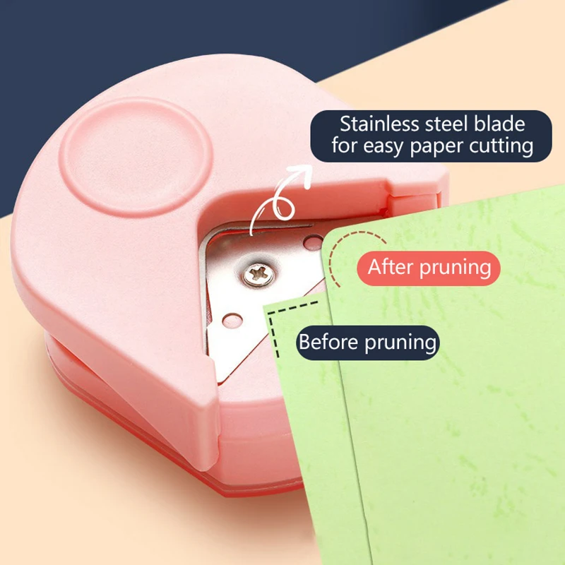 1Pcs Corner Rounder Punch R4 Paper Portable Trimmer Cutter For Cutting DIY Card Photo Hole Angle Scrapbook Office Craft Tool