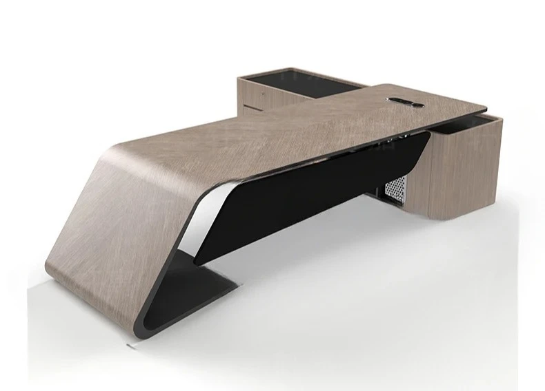 

Легкий роскошный элитный офисный стол начальника, элитный, простой современный офисный стол для менеджера