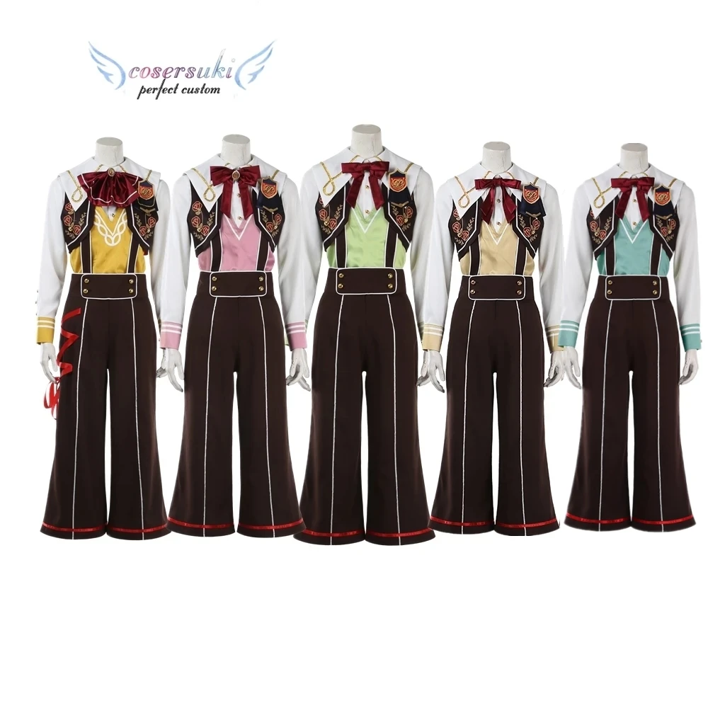 

Ensemble Stars Pretty5 Mission Arashi Narukami Hiyori Tomoe Tori Himemiya Aira Shiratori Mika Kagehira Cosplay Costumes