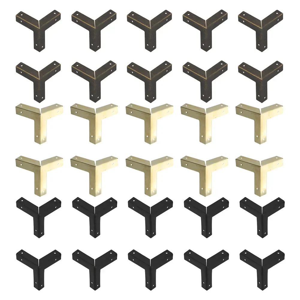 For Luggage For Vintage Furniture Iron Corner Guards Antique Hardware For Antique Style Antique Bronze Finish Easy Installation