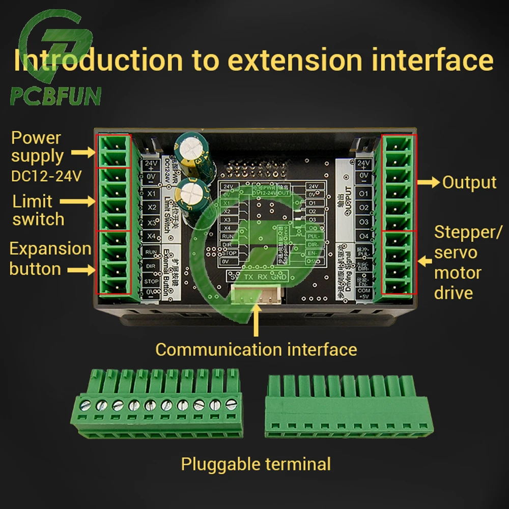 

SMC05 Stepper Servo Motor Pulse Controller - Forward/Reverse Speed Control App Communication for Host Computer