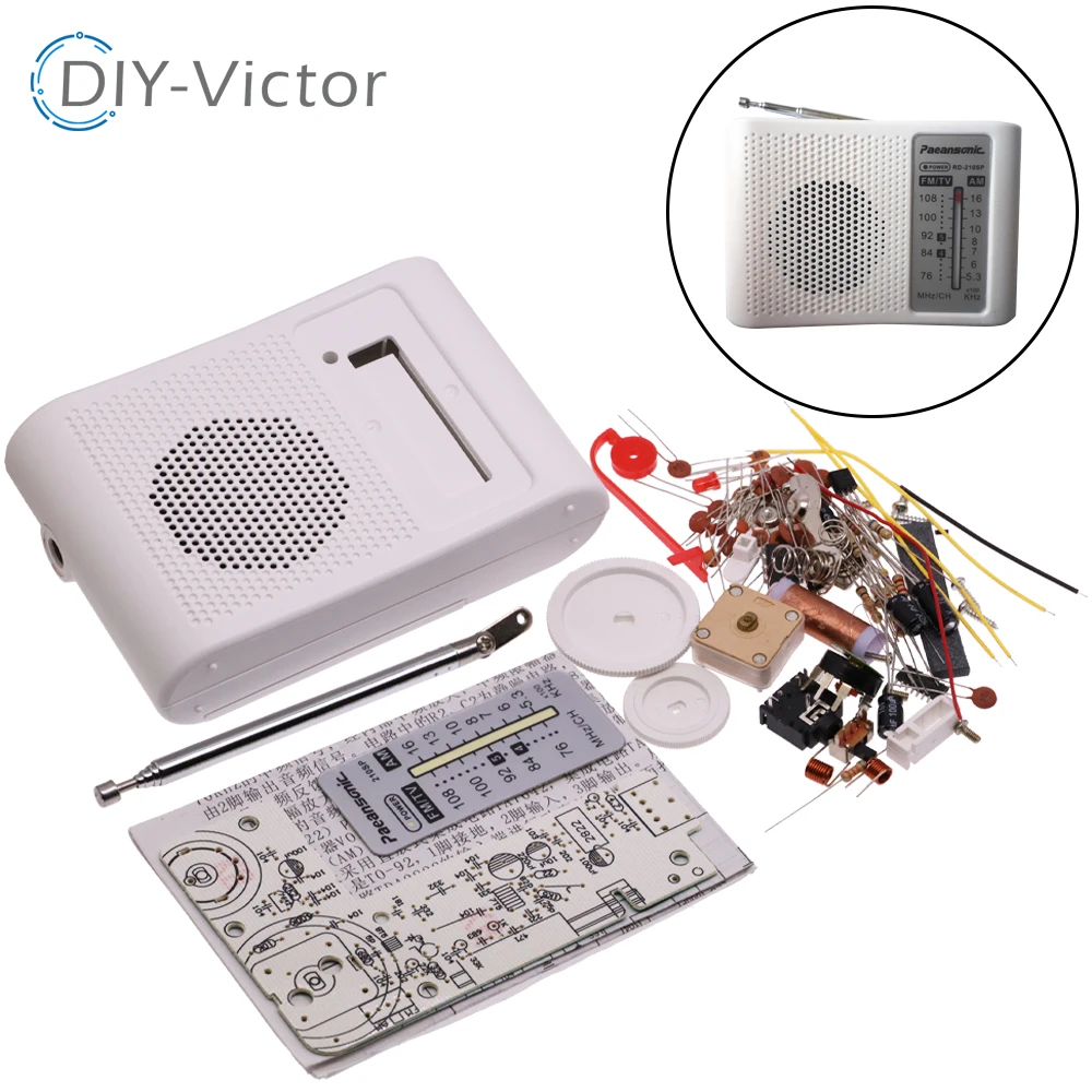 CF210SP AM/FM Stereo Radio Kit DIY Electronic Assemble Set Kit For Learner DropShip DIY laboratory