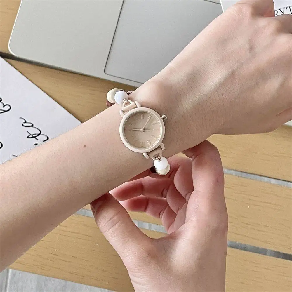 

Нишевые ретро часы-браслет «сделай сам» для девочек-студентов, простые милые регулируемые аксессуары для часов, минималистичные модные наручные часы