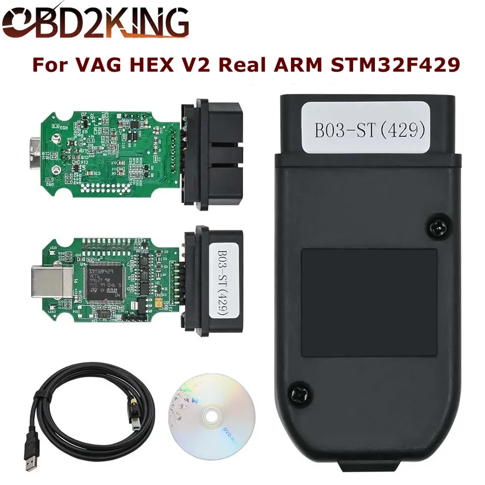 For VAG HEX V2 Cable Real ARM STM32F429 / STM32F405 V23.3.1 For VW