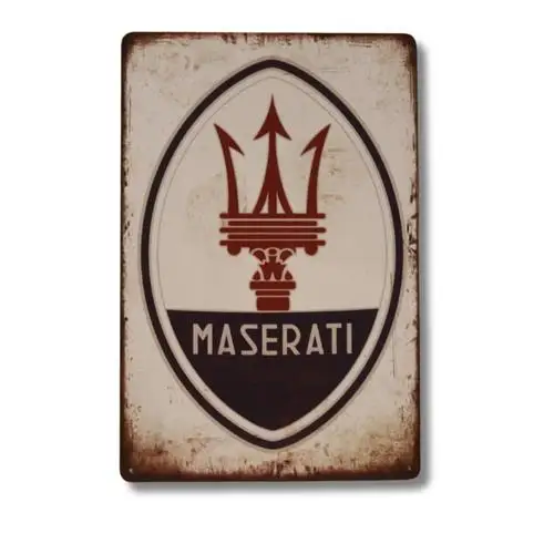 Blechschild „Italian Car Service Man Cave Garage“ im Vintage-Stil