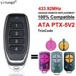 For ATA PTX-5 PTX5V1 PTX5V2 TrioCode Garage Door Remote Control 433.92MHz ATA PTX5 TrioCode / Tricode GDO Garage Door Opener